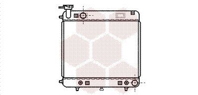 VAN WEZEL Radiaator,mootorijahutus 30002122